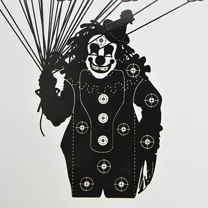 Shooting Target Paper 10 Pack 45x32cm Large Glossy, Archery Targets for Shooting Practice Accuracy Training, Skeleton Balloon Human Silhouette Target Sheets for Gun Bow Slingshot Range Outdoor Use