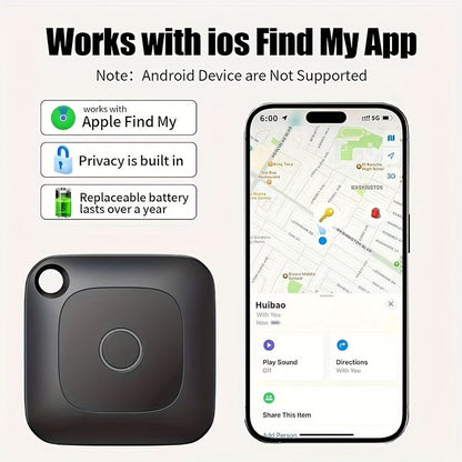 Bluetooth Item Tracker Smart GPS Finder 1/2/4 Pack - 1.43" Mini Wireless Tracker, High Decibel Alarm, App Control for Keys, Wallet, Luggage, Bags & Cars