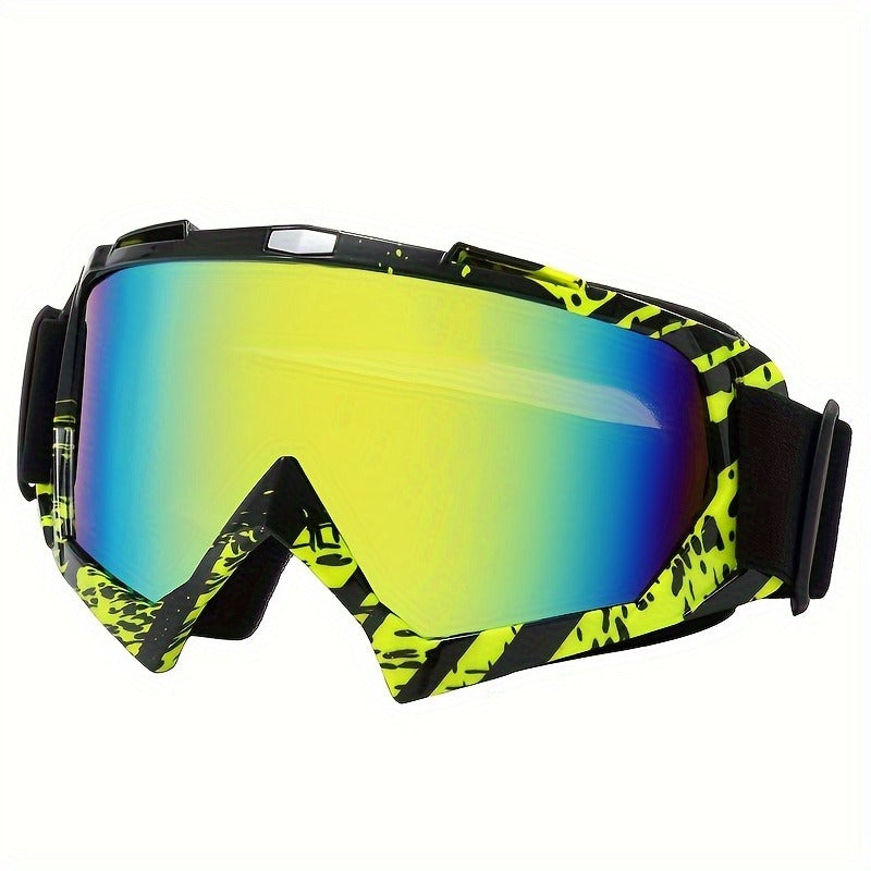 Windproof Ski Goggles with UV Protection – Gradient Lens, Anti-Fog, for Alpine Skiing Snowboarding Snowmobile Off-Piste Skating Outdoor Winter Sports
