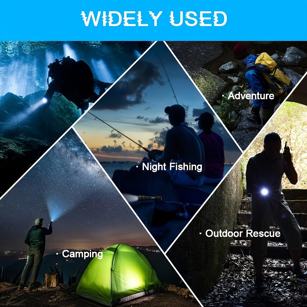 4000 Lumen Flashlight P70 USB-C Rechargeable 5 Modes Aluminum Alloy 18650 LED Torch for Tactical Camping Hiking Emergency