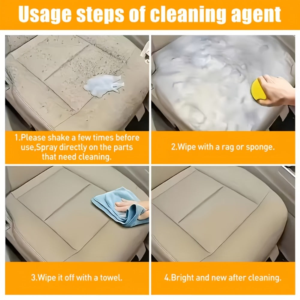 Multi-Purpose Foam Cleaner Spray – Fast-Acting Cleaning Mousse for Kitchen Degreasing, Stove, Bathroom, Floor, Car Interior & More, All-Surface Foam Formula