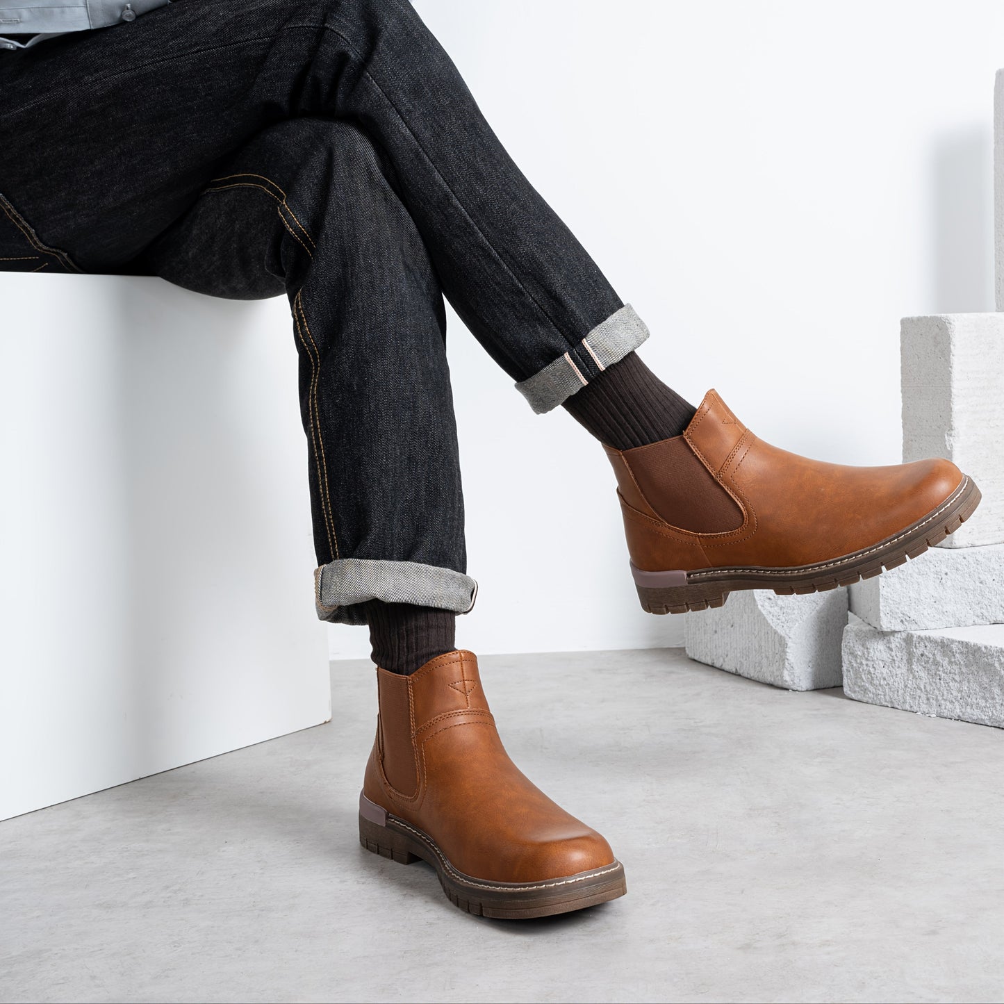 Men's Boots - Slip-On Ease