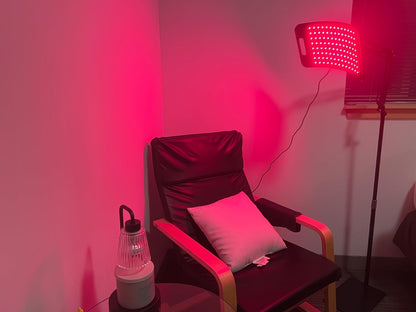 Red Light Therapy Lamp with Stand – 660nm Red Light & 850nm Near Infrared Light Device for Body Pain Relief, Muscle Recovery & Skin Care, At-Home Infrared Light Therapy for Joint & Back Pain