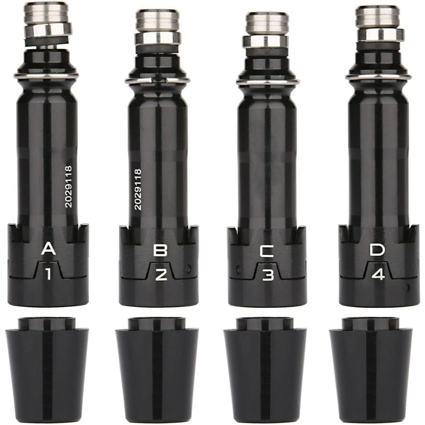 Golf Shaft Adapter Sleeve 0.335 Tip Compatible with Titleist GT TSR2 TSR3 TSi2 TSi3 TS2 TS3 917D 915D 913D Drivers with Ferrule Replacement Shaft Sleeve 2-Pack