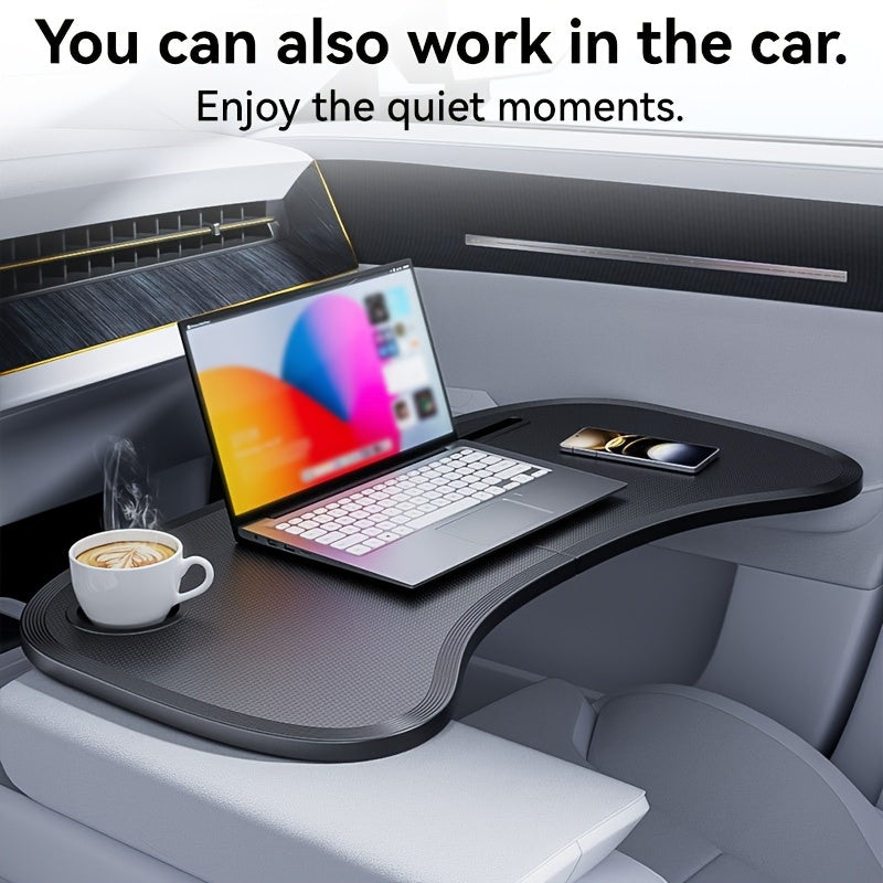 Foldable Car Laptop Desk, Lightweight Portable Tray-Style Multi-Functional Stand, Foldable Dining Table, Car Laptop Work Surface