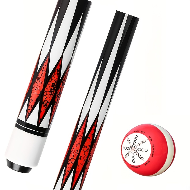 Pool Cue Stick 58 Inch - 13mm Laminated Tip, North American Maple Shaft, Ergonomic Grip, Billiard Cue for American Pool & Rotation Billiards, Great Gift for Men