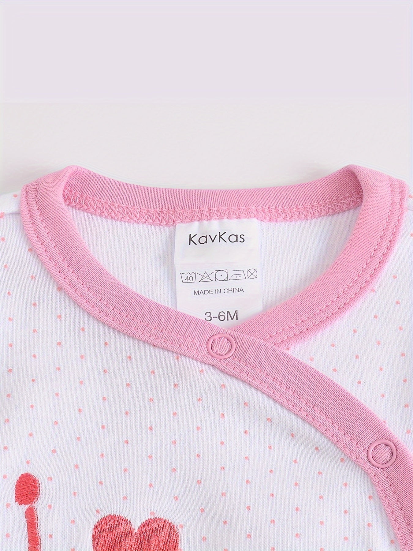Baby Girl Floral Bodysuit - Long Sleeve