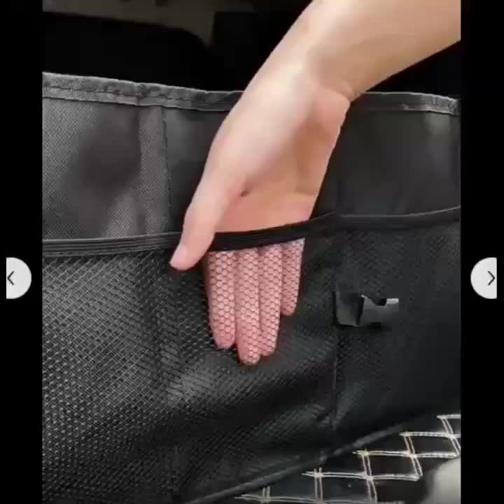 1pc Of Car Trunk Storage Bag - Large Capacity Car Storage Bag With Insulation Layer, Household Storage Bag With Handle, Foldable Trunk Storage Box, Suitable For SUVs And Sedans, Sturdy Foldable Car Storage Bag For Storing Car Parts, Tools