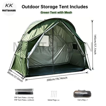 Ultralight Single Person Bicycle Tent with Mesh Ventilation – Freestanding, Easy Setup, Carbon Steel Poles, 3-Season – Lightweight Camping Tent for Cycling, Backpacking & Fishing