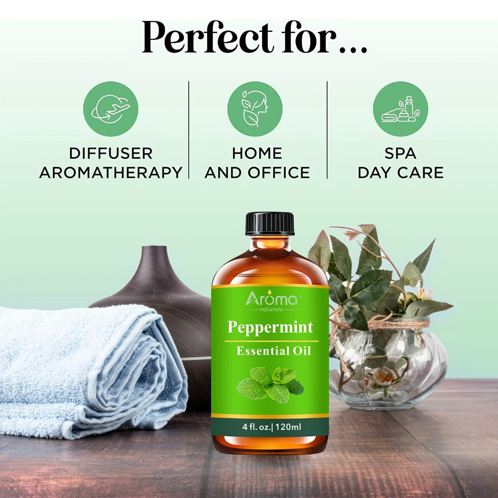 Lavender Essential Oil 4oz – Pure Aromatherapy Oil for Diffuser, Candle, Humidifier & Massage | Also in Eucalyptus, Frankincense, Peppermint, Lemon & More