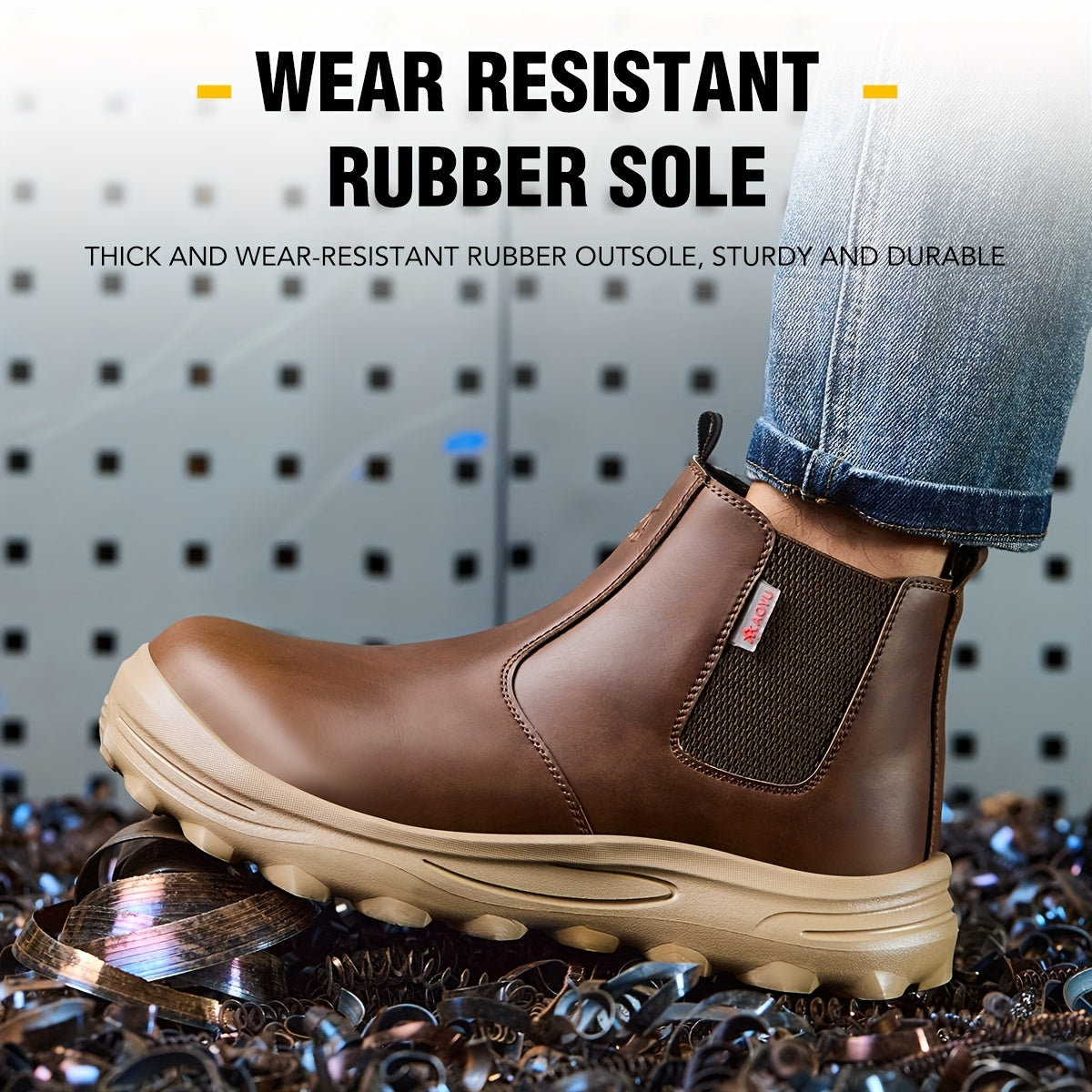 Men's Work & Safety Boots - Steel Toe Protection & Puncture Resistant 767461