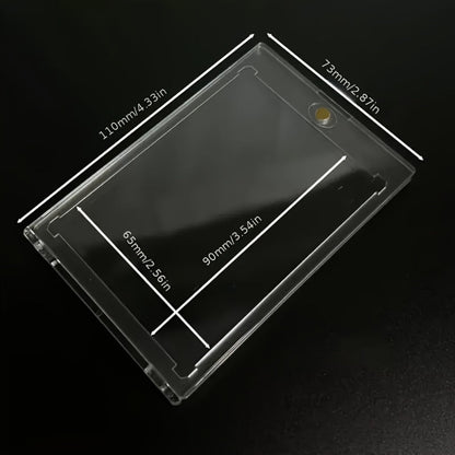 30pt Magnetic Card Holders 30/60 Pack – Clear Hard Plastic One-Touch Trading Card Cases, Protective Display Holders for Baseball, Sports, Pokemon & Game Cards, Bulk Set for Collectors