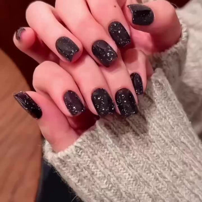 Glitter Gel Nail Polish Set 5 Colors Broken Stone Sparkling – Semi Permanent Soak Off UV LED Nail Gel 0.51oz Each, Long Lasting Multi-Dimensional Glitter Nail Art Polish for Salon & DIY Home Use