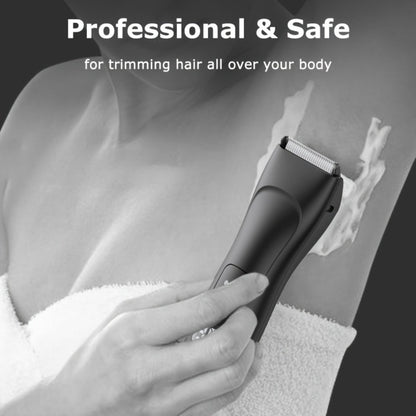 Groin Trimmer Men IPX7 Waterproof Ceramic Blade Electric Body Shaver – LCD Battery Display & Replaceable Head, Wet Dry Safe Ball Trimmer Grooming Kit for Sensitive Areas Pubic Hair Manscaping