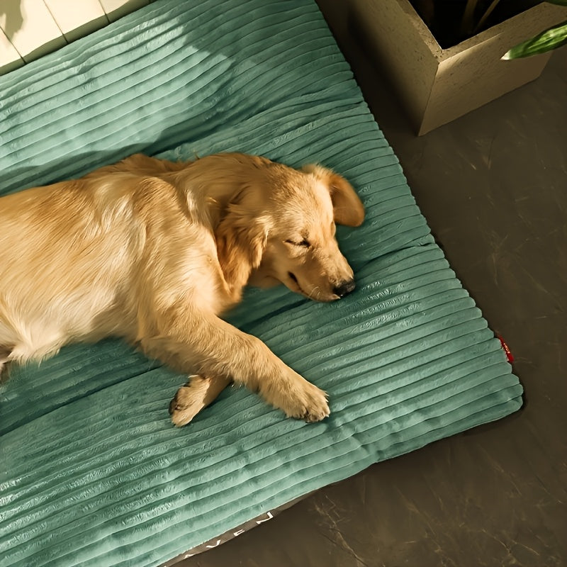 Orthopedic Dog Bed for Large Dogs XL XXL - Removable Washable Cover Pet Lounge Chair Sofa, Polyester Fiber Cushion, Comfortable All-Season Sleep Pad for Large & Extra Large Breeds