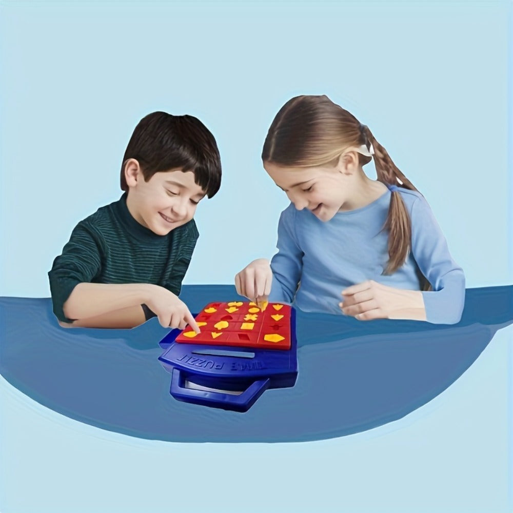 Shape Puzzle Pop-Up Board Game for Kids – Interactive Timer Matching Game with 3 Difficulty Levels, Hand-Eye Coordination STEM Toy, Educational Birthday Gift for Boys & Girls Ages 3+