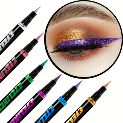 Eyeliner Pencil Set Waterproof 6 Colors Smudg1e Proof Long Lasting Colored Eye Liner for Women Pigmented Gel Eyeliner Pencils Makeup Kit Holiday Gift