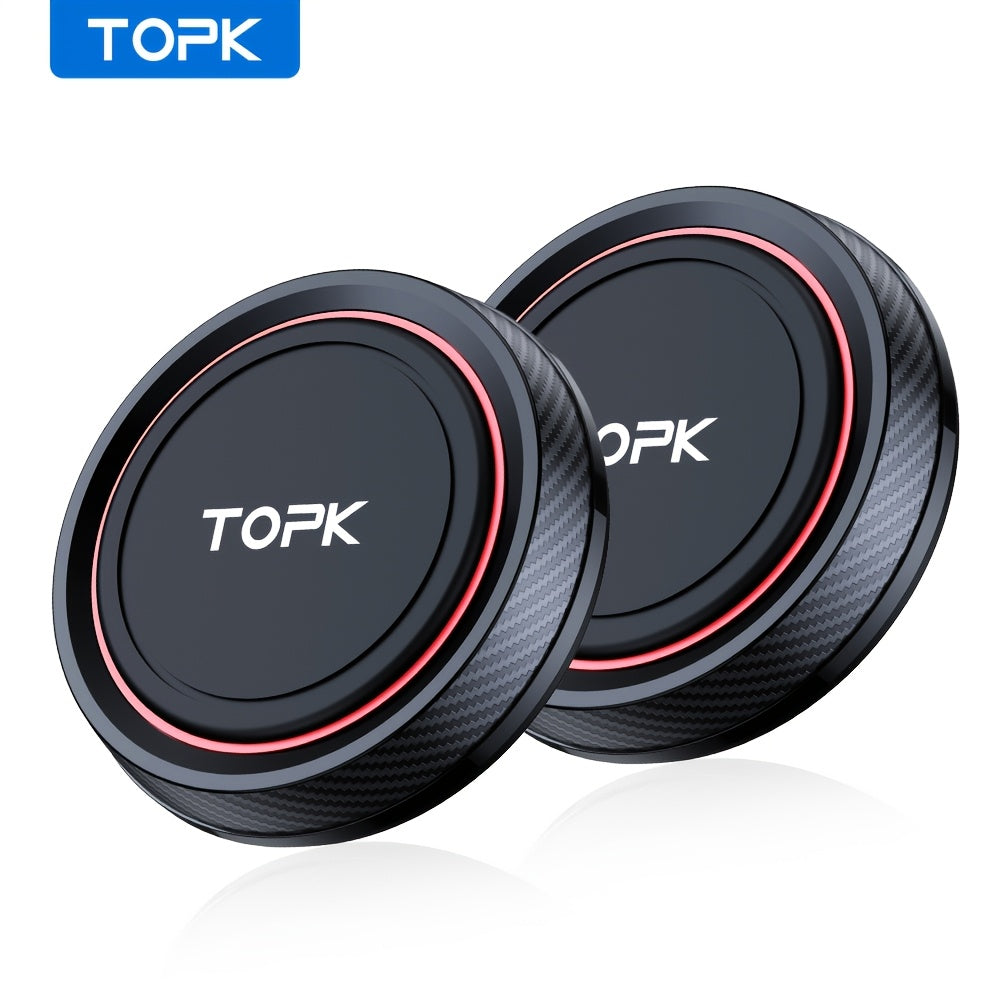 Magnetic Car Phone Mount 2-Pack – 360° Strong Magnet Dashboard Holder, Temperature-Resistant Adhesion, Compatible with iPhone, Samsung, Xiaomi, Huawei & All Smartphones