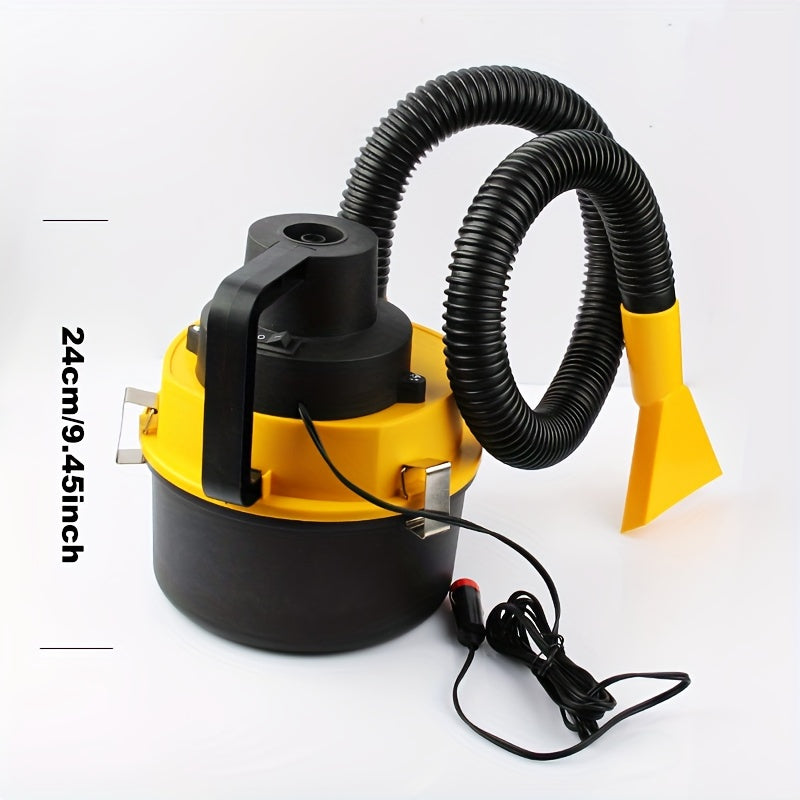 Vehicle Mounted Suction And Blowing Double Use Bucket Vacuum Cleaner Car Portable Multi Function Tool Cylinder Style Large Capacity Vacuum Cleaner Automobile Interior Cleaning Tool
