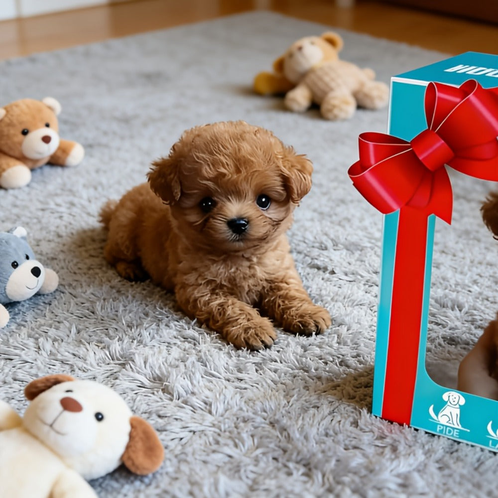 Electronic Plush Puppy Toy That Walks and Barks – Set of 2 Realistic Simulation Dogs with Barking Sound Effects, Soft Slow-Rebound Fur, Safe Interactive Pet Toy for Kids & Dog Lovers