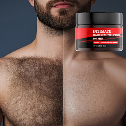 Depilatory Cream for Men 5-Minute Painless with Squalane 50g — Fast-Acting Body Hair Removal for Chest Back Arms Legs Underarms Sensitive Areas, 1 2 4 5 Pack Options