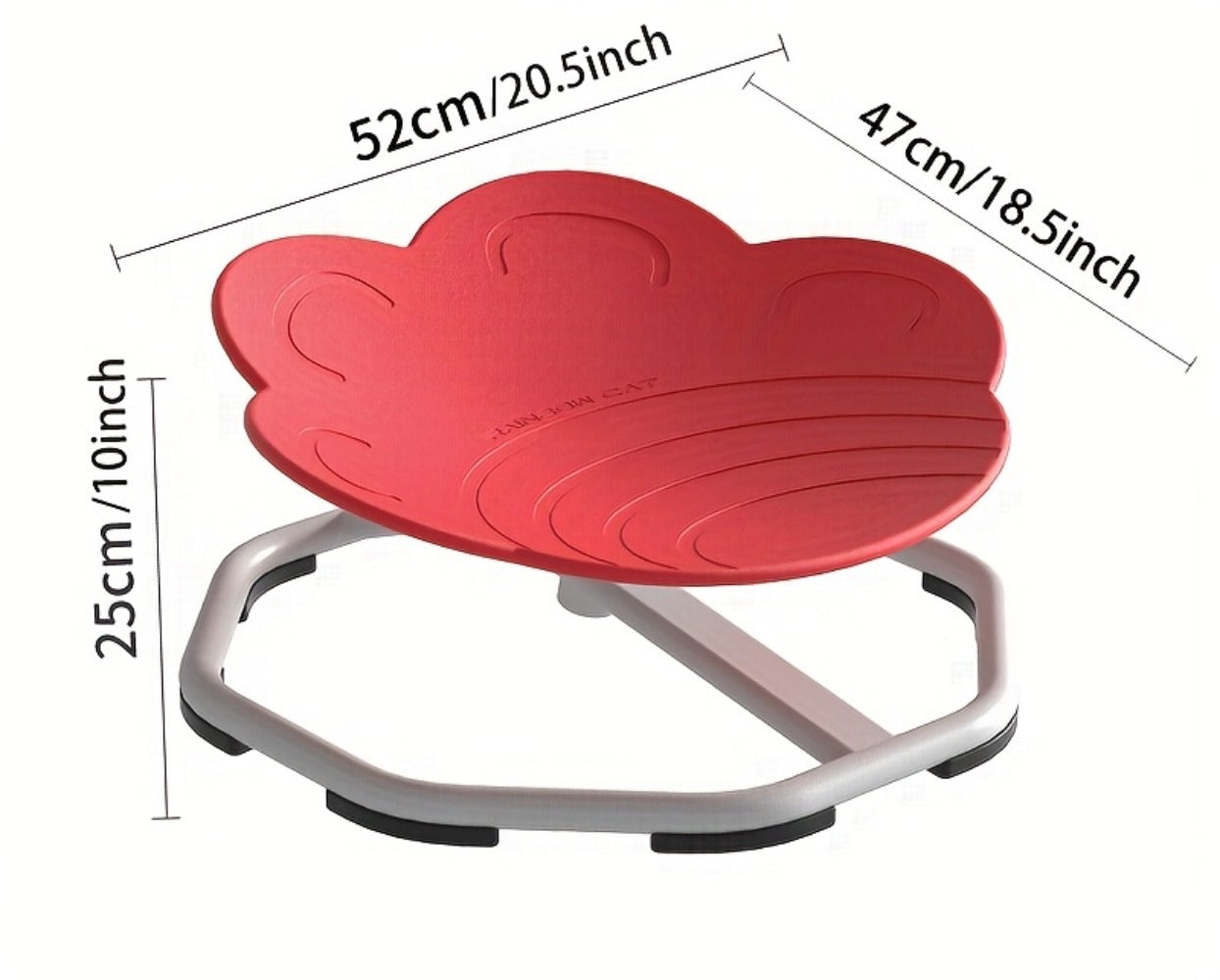 Sensory Spinning Chair for Kids with Autism & ADHD, Ages 3-18, 220LBS Capacity Swivel Sit and Spin Chair to Improve Focus & Body Balance, Calming Sensory Toy for Teens, Indoor Outdoor No Assembly