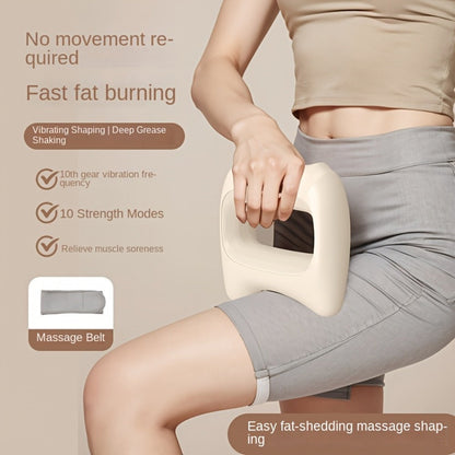 Massage Ring Fascia Massager – Mini Neck Waist & Full Body Muscle Relaxing Ring with Massage Belt, Multi-Function Fitness Relaxation Tool for Back, Waist & Neck, Portable Gift for Men Women