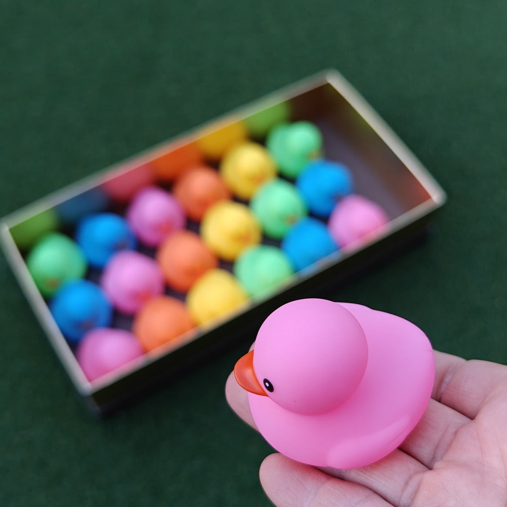 Rubber Ducks Bulk 72 Pack Assorted Colorful Mini Rubber Duck Bath Toys for Kids – Pool Party Favors Birthday Goodie Bags Baby Shower Gifts Car Ducking Holiday Craft Supplies & Classroom Prizes