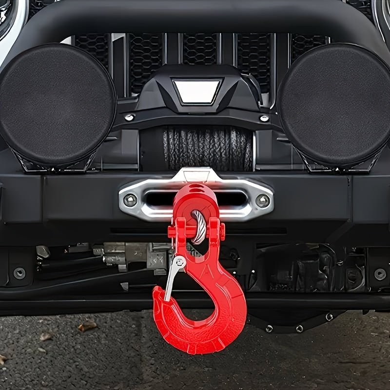Forged Steel Winch Hook 3/8" Clevis Slip Hook Sets, Included Allen Wrench, Max 35, 000 Lbs, Suitable for ATV, UTV And Off-Road Vehicles, Winch Hooks, Towing Parts