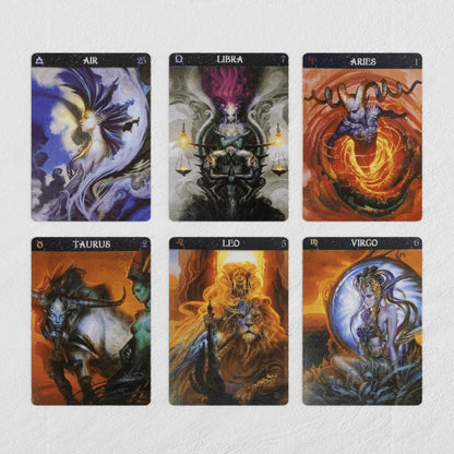 Tarot Card Deck Set 4pcs – Starseed Oracle, Paolo Barbieri Zodiac Oracle, Harmony Tarot & Wandering Spirit Tarot Cards, Mystical Oracle Deck Collection Gift for Readers