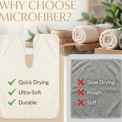 Microfiber Facial Towels 6 Pack – Professional Split-Fiber Esthetician Face Towels for Facials, Mask Removal & Spa, Ultra-Soft Reusable Face Cloths for Skincare Routine, Spa Steam Towels, Gift for Women