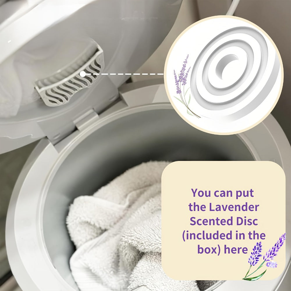 Electric Towel Warmer Bucket Ultra Large Capacity - Fits Two 40"x70" Towels Blankets Bathrobes, ETL FCC Certified, 1-Hour Auto Shut Off, Fast Heating Spa Bathroom Warmer, Gray & White
