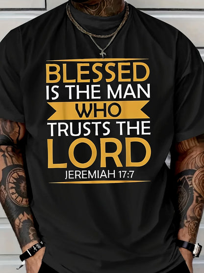 Men's Graphic T-Shirt - Crew Neck Short Sleeve Weekend Style 579557