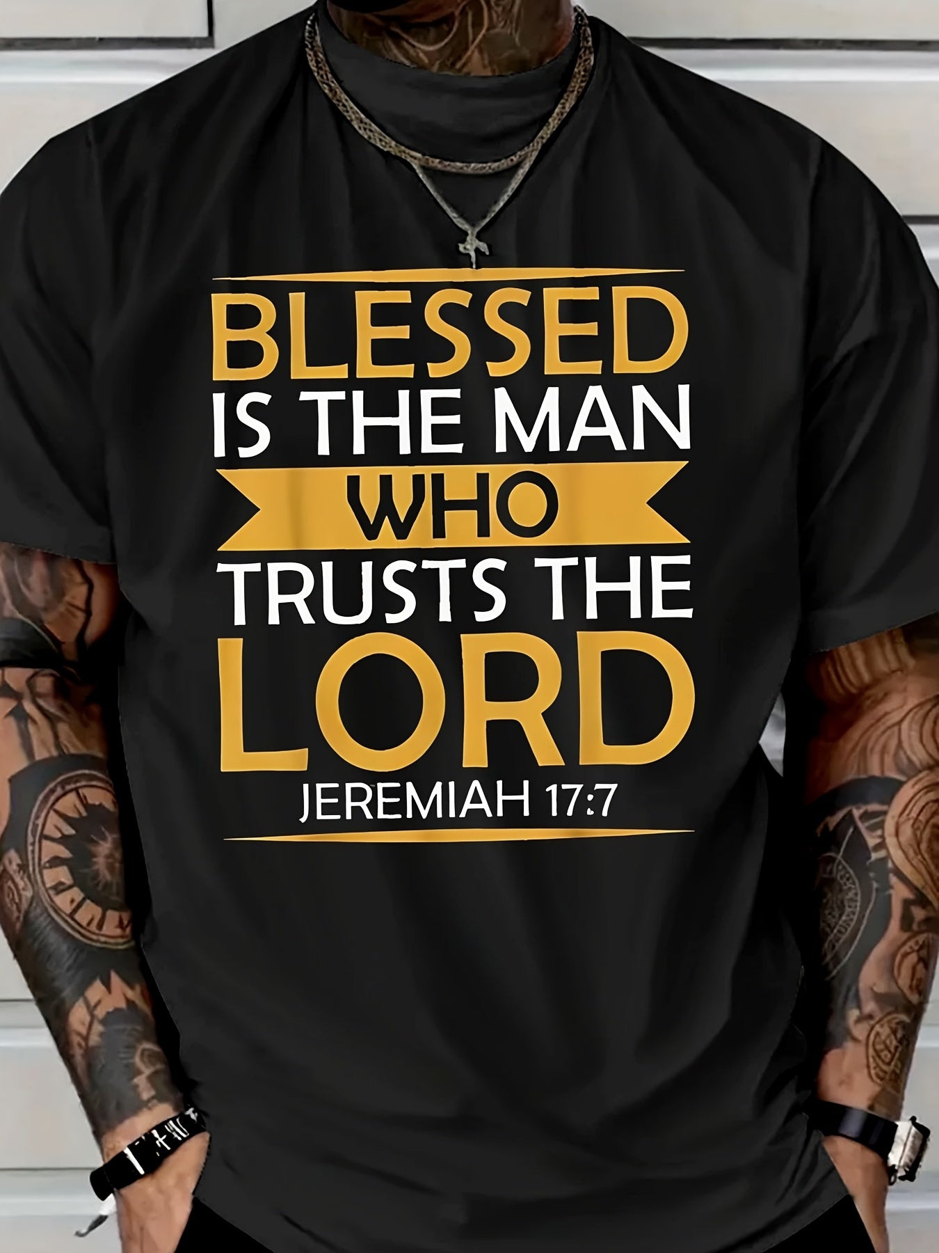 Men's Graphic T-Shirt - Crew Neck Short Sleeve Weekend Style 579557