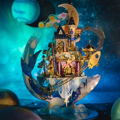 3D Metal Model Kit MU Star Playground – Handcrafted Garden Scene DIY Puzzle for Teens & Adults Ages 14+, Unique Birthday Christmas Valentine's Day Gift for Girlfriend Women Teen Girls