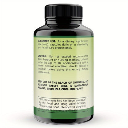 Soursop Graviola Capsules 24-in-1 Formula 60 Count – Lab Tested Gut Health Digestion Antioxidant Immune Support Daily Wellness Supplement for Men & Women