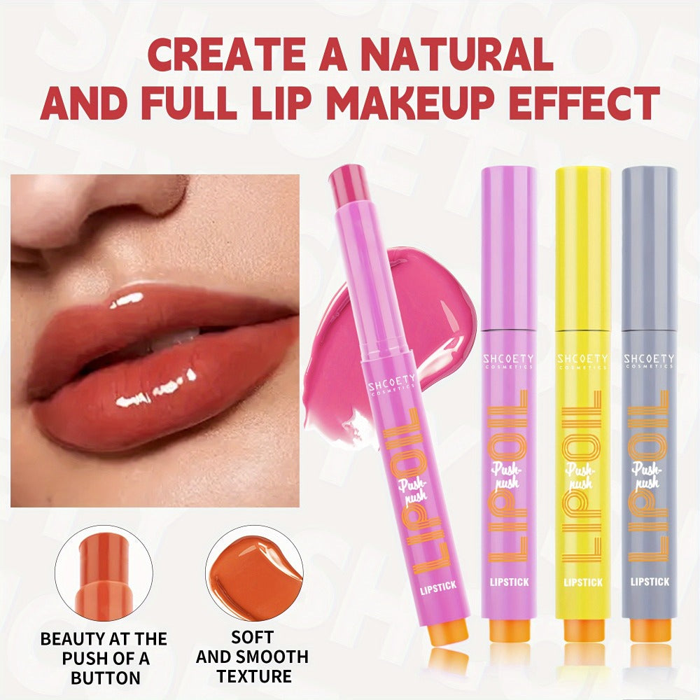 6-Piece Neon Press-On Lip Gloss Set High-Gloss Moisturizing Long-Lasting Bold Lip Makeup — Vibrant Mixed Shades Plumping Glossy Lipstick Bundle Gift Set for Women Girls All Skin Tones