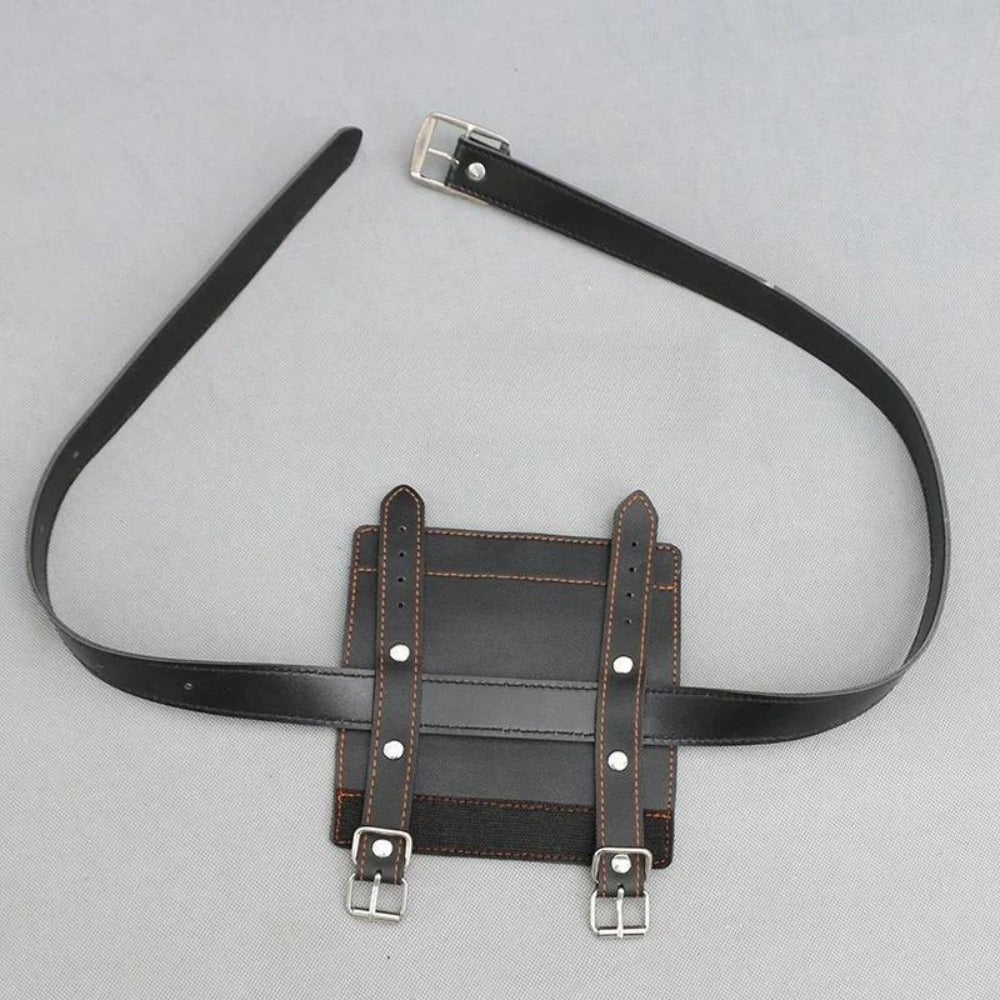 Samurai Sword Belt Holder – Japanese Katana Waist Holster for Anime Cosplay, Medieval Costume Prop, Real-Size Sabre Sleeve Carrier for Adults, Black & White