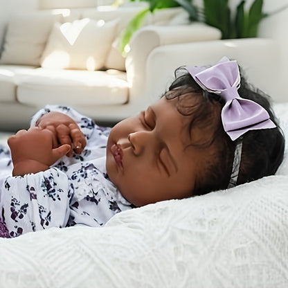 VIVIDOLL Reborn Baby Doll 19 Inch Realistic Newborn Lifelike Face Poseable Limbs Soft Touch Infant Doll Only No Accessories Birthday Christmas Gift for Kids Girls Ages 3+