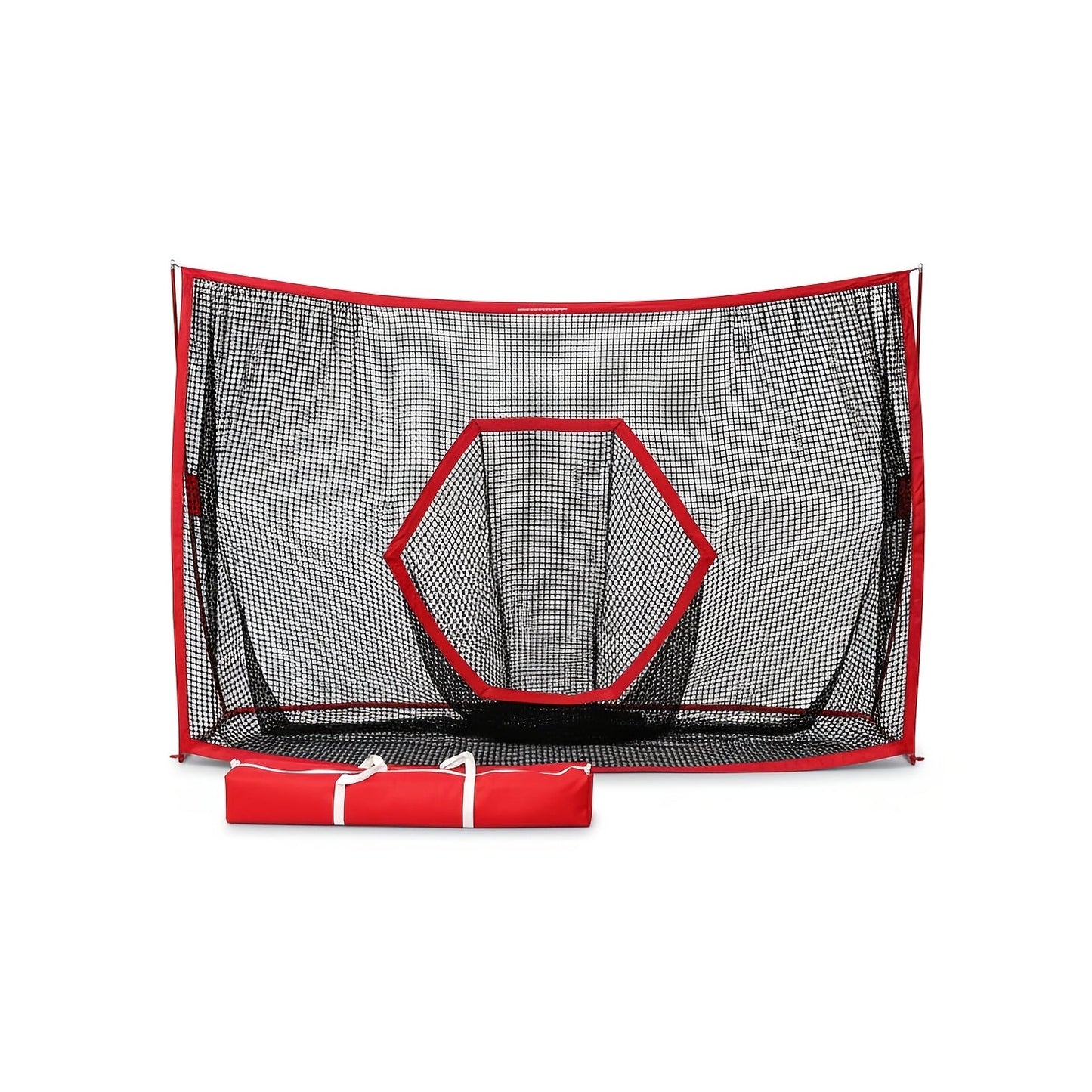 Golf Practice Net with Target & Swing Guide - 7x10 FT & 7x7 FT Driving Range Training Net, Easy Assembly, Indoor Outdoor Use, Professional Golf Training Aid for Backyard Home