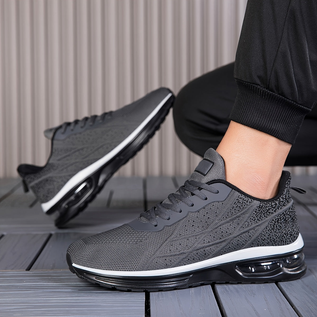 Men's Running Shoes - Non-Slip Sole & Breathable Comfort 243173