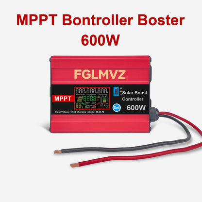 [Solar Boost Controller] 30A MPPT Solar Boost Controller, Max Solar Panel Input 30A 1200W, Max Output Current 15A. Compatible With Lead-Acid Batteries, Gel Batteries And Lithium Batteries. For Charging Golf Cart Batteries, Electric Bicycles, Electric Scoo