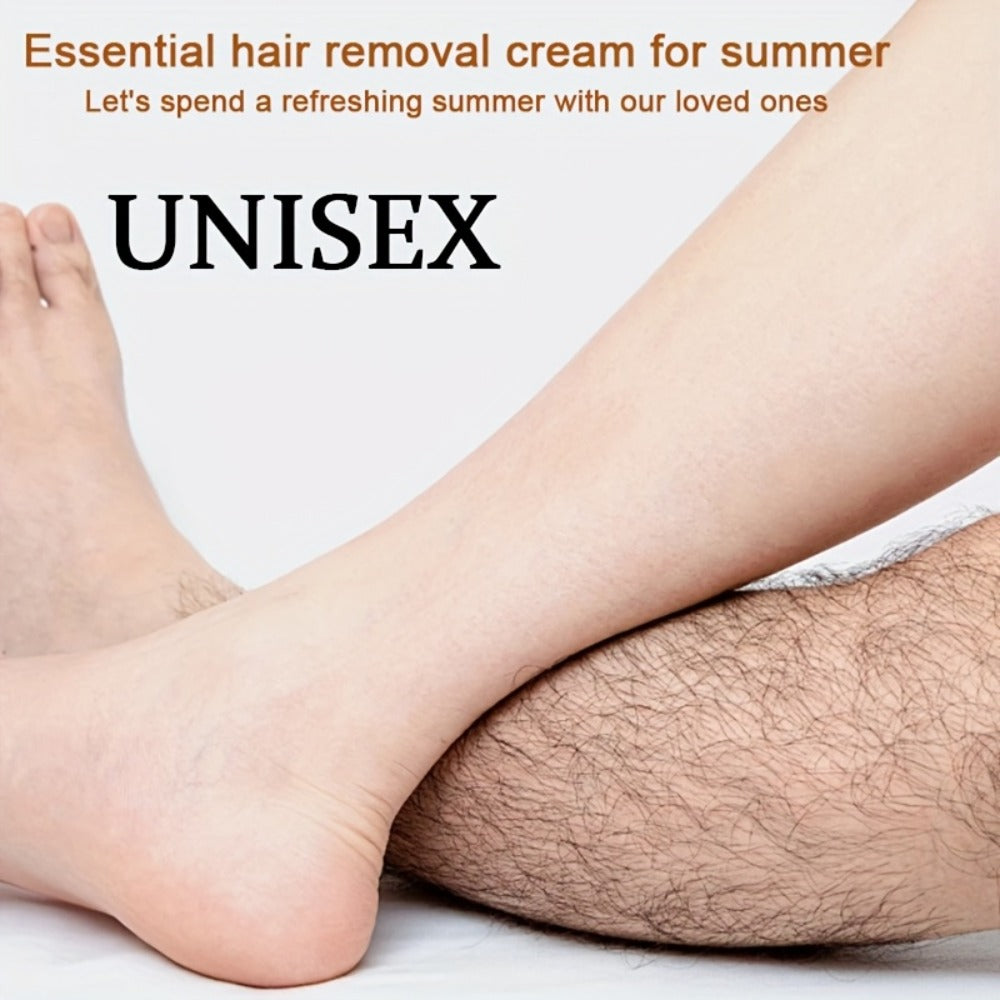 Hair Removal Cream Coconut 150g Painless Semi-Permanent Depilatory – Gentle Non-Irritating Formula for Face Lip Underarm Legs Arms & Bikini Area, Up to 6 Month Smooth Skin Results for Women Sensitive Skin