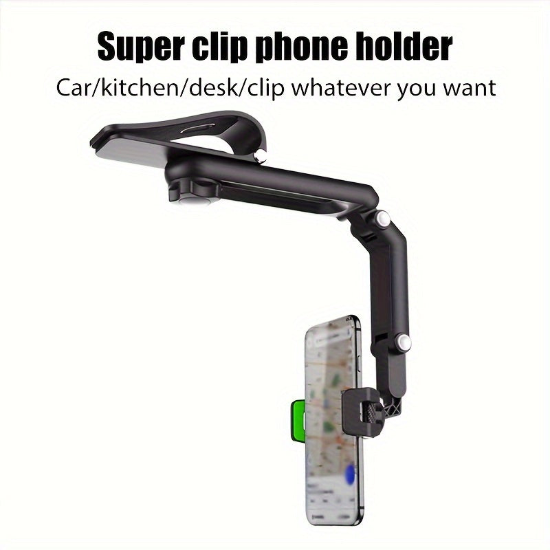 Trendy Car Mobile Phone Stand Multi-Functional Car Navigation Stand Mobile Phone Holder General Automotive Supplies Additions, Christmas, Festival, New Year'S Gift