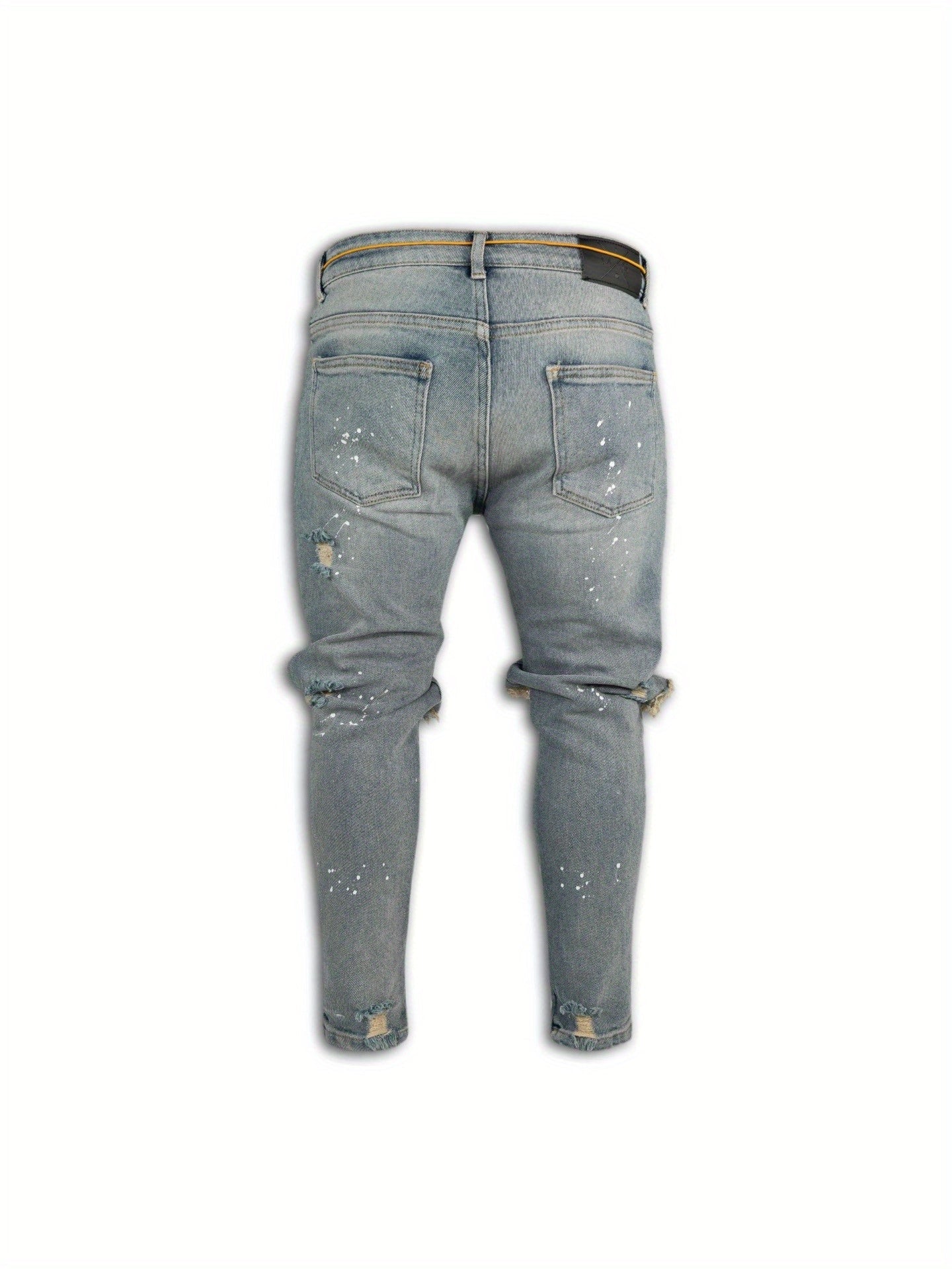 Men's Skinny Jeans - Classic Wash Distressed Modern