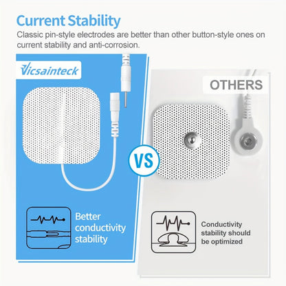 Portable TENS EMS Unit Muscle Massager – 16 Modes 20 Intensity Levels, 4 Electrodes for Back, Shoulder, Leg & Foot Pain Relief, Rechargeable Physical Therapy Device for Men & Women