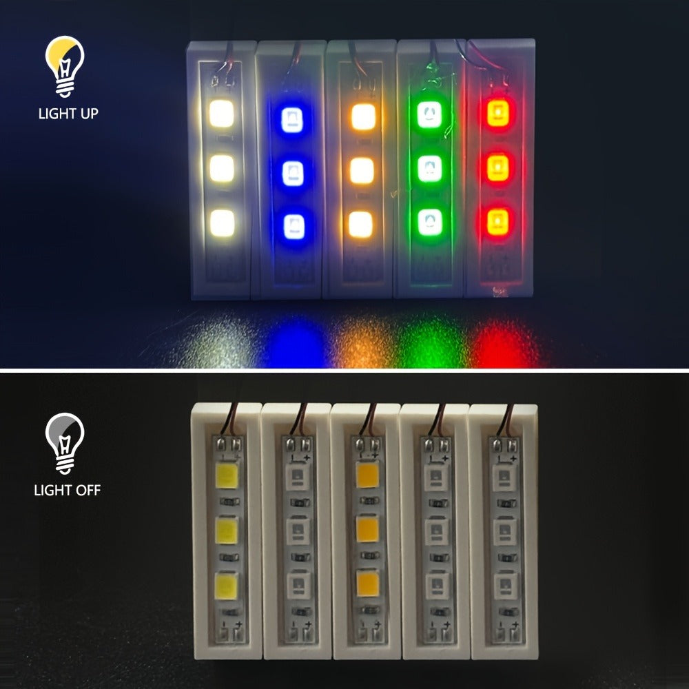 LED Lighting Kit for Building Blocks 20pcs 1x4 Brick Lights – LEGO Compatible MOC City Modular Builds Illumination Accessories for Kids & Adult Collectors, Great Birthday Gift