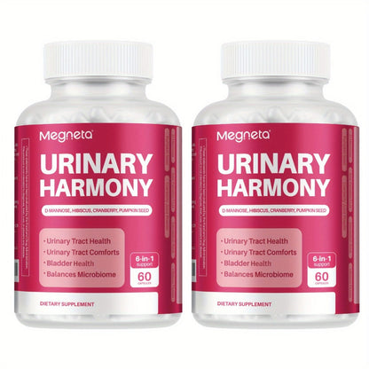D-Mannose Urinary Tract Cleanse Supplement for Women 60 Capsules with Cranberry Dandelion Hibiscus Saw Palmetto Pumpkin Seed UTI Support