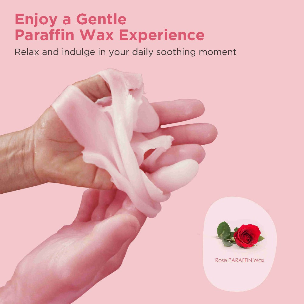 Paraffin Wax Warmer Kit 3000ml Touchscreen for Hands & Feet – Includes 6 Packs Refill Wax, Hot Wax Spa Bath for Arthritis Pain Relief & Deep Skin Moisturizing, Home Salon Use Purple Pink White Green Black
