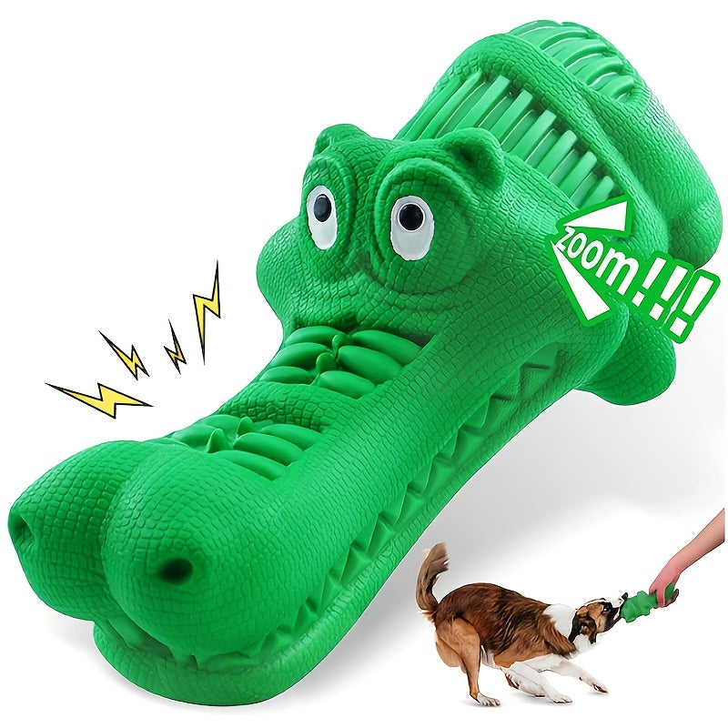 Indestructible Dog Toy for Large Dogs - Heavy Duty Aggressive Chewer Bite Toy, Durable Rubber Chew Toy for Medium and Large Breed Dogs, Sturdy Non-Toxic Teeth Cleaning Dog Toy, Boredom Buster for Power Chewers
